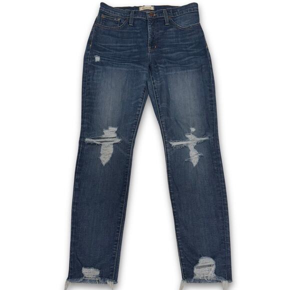 Madewell Distressed High Rise Skinny Jeans | Women's 29 - Picture 1 of 7